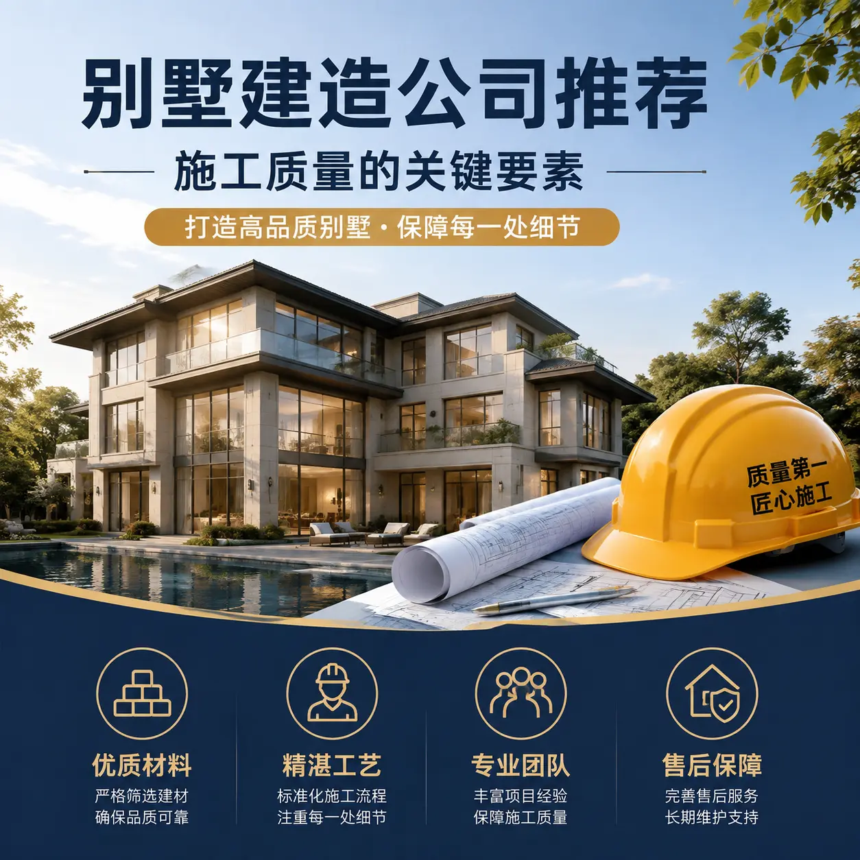 别墅建造公司推荐: 思南 施工质量的关键要素