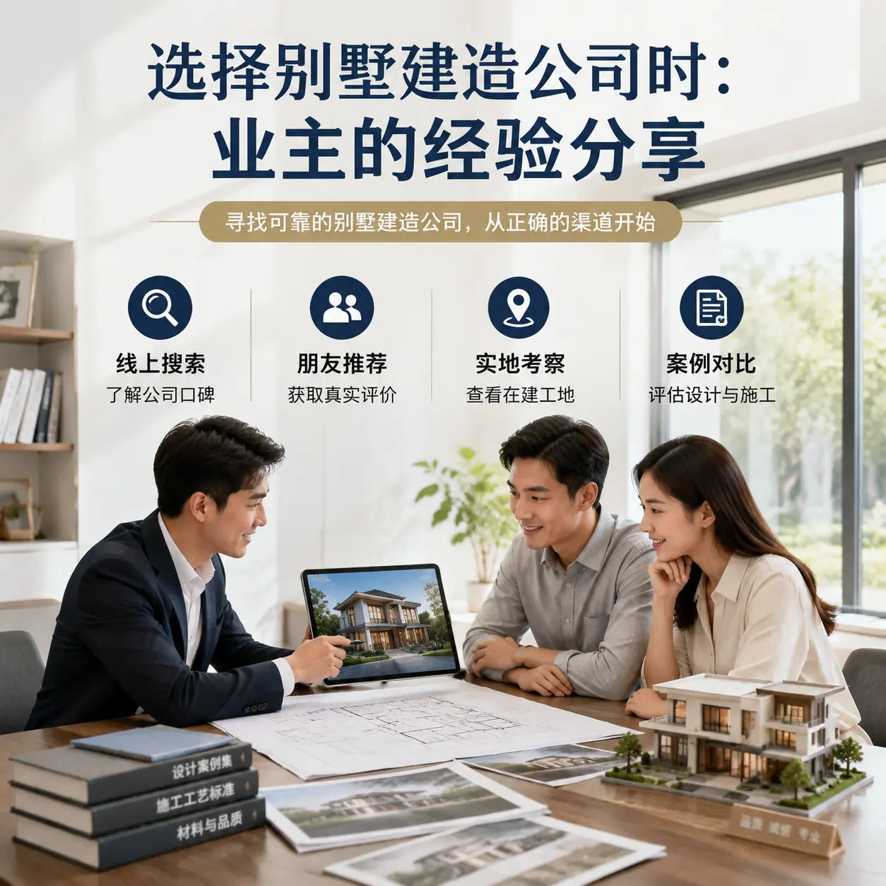 选择别墅建造公司时: 思南 业主的经验分享