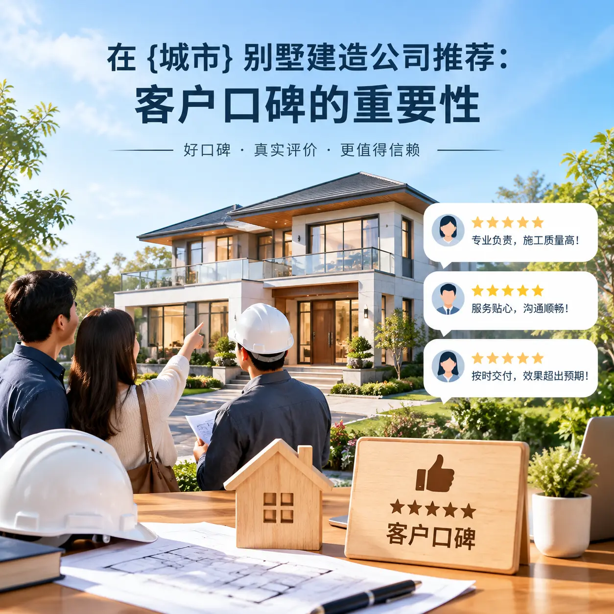 在 思南 别墅建造公司推荐:客户口碑的重要性