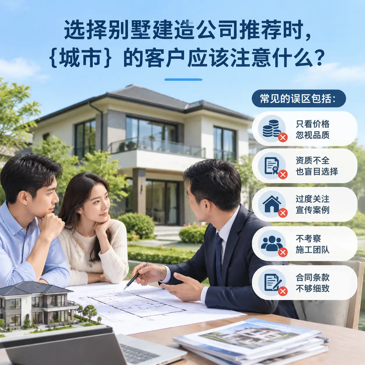 选择别墅建造公司推荐时,思南 的客户应该注意什么?