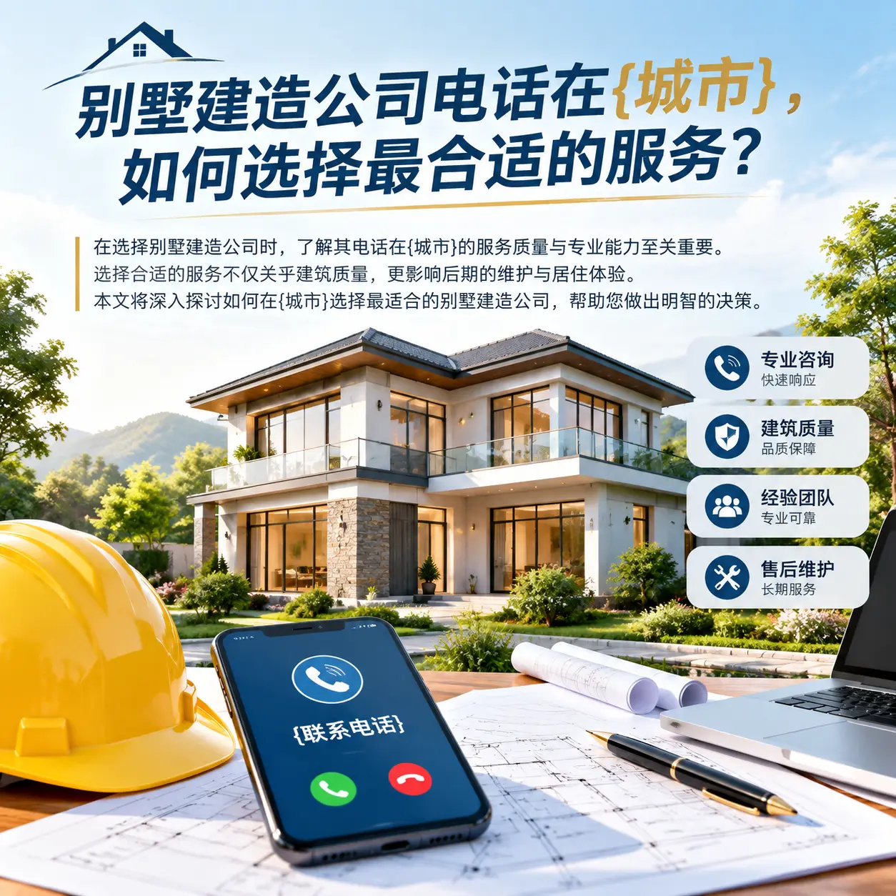 别墅建造公司电话在思南，如何选择最合适的服务？