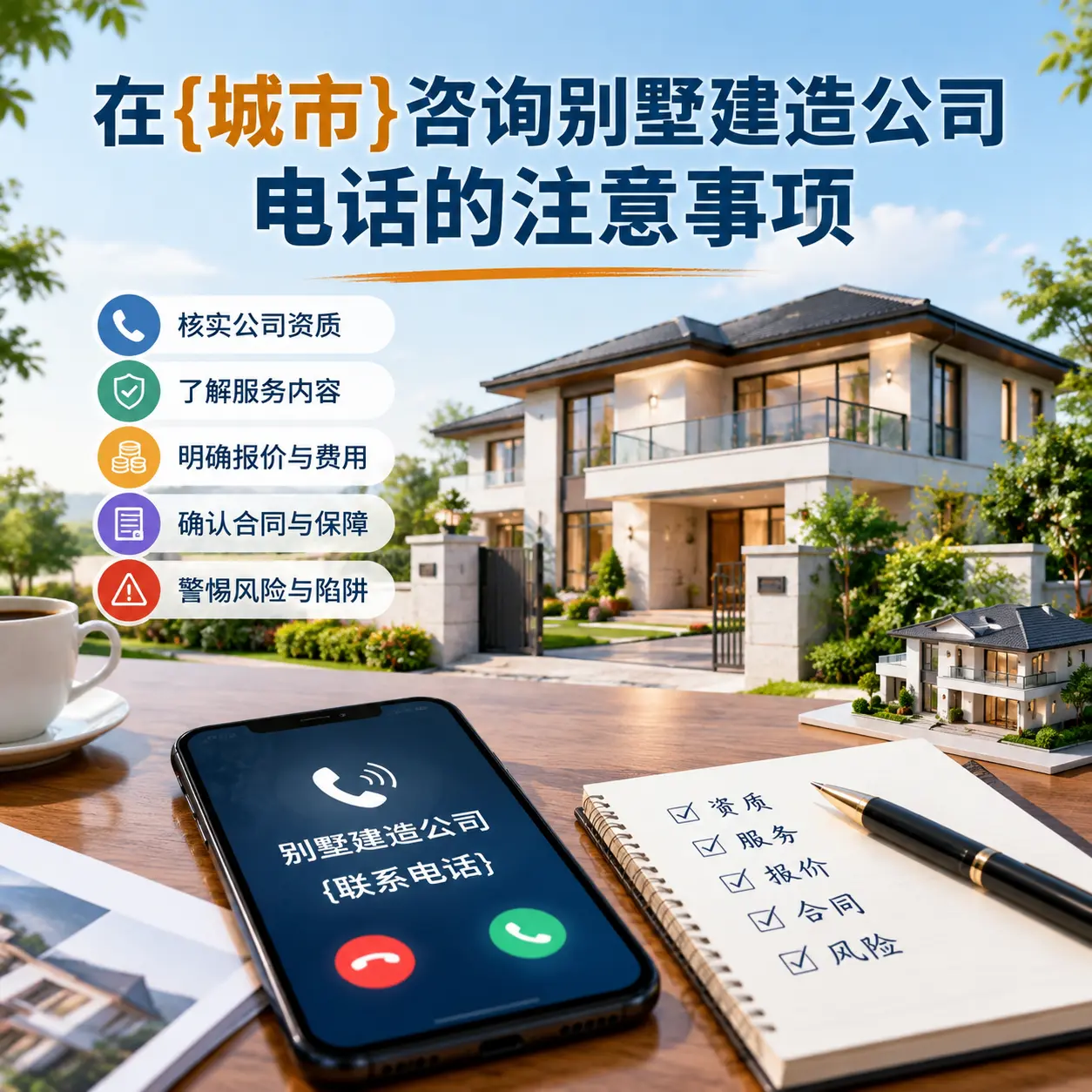 在思南咨询别墅建造公司电话的注意事项