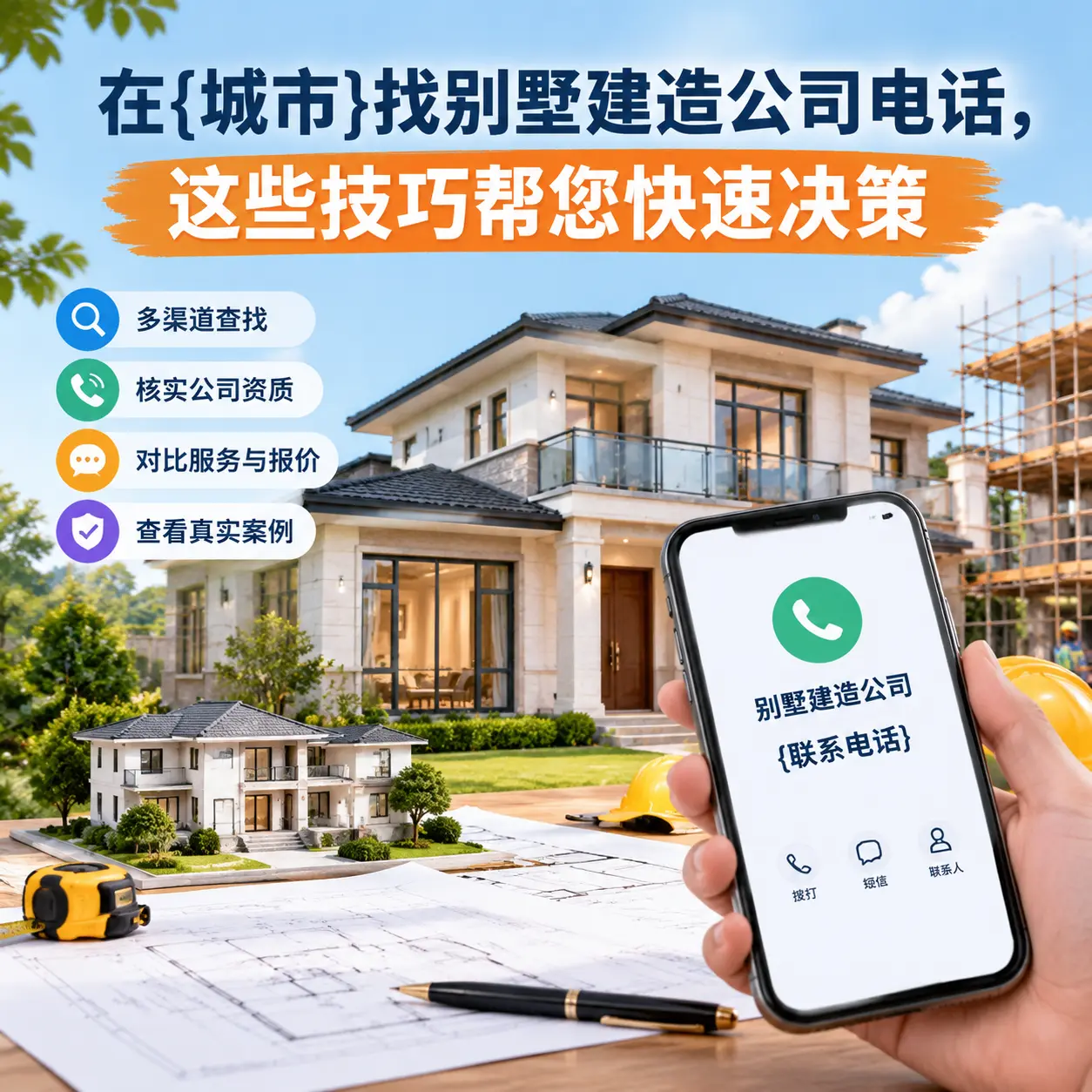 在思南找别墅建造公司电话,这些技巧帮您快速决策