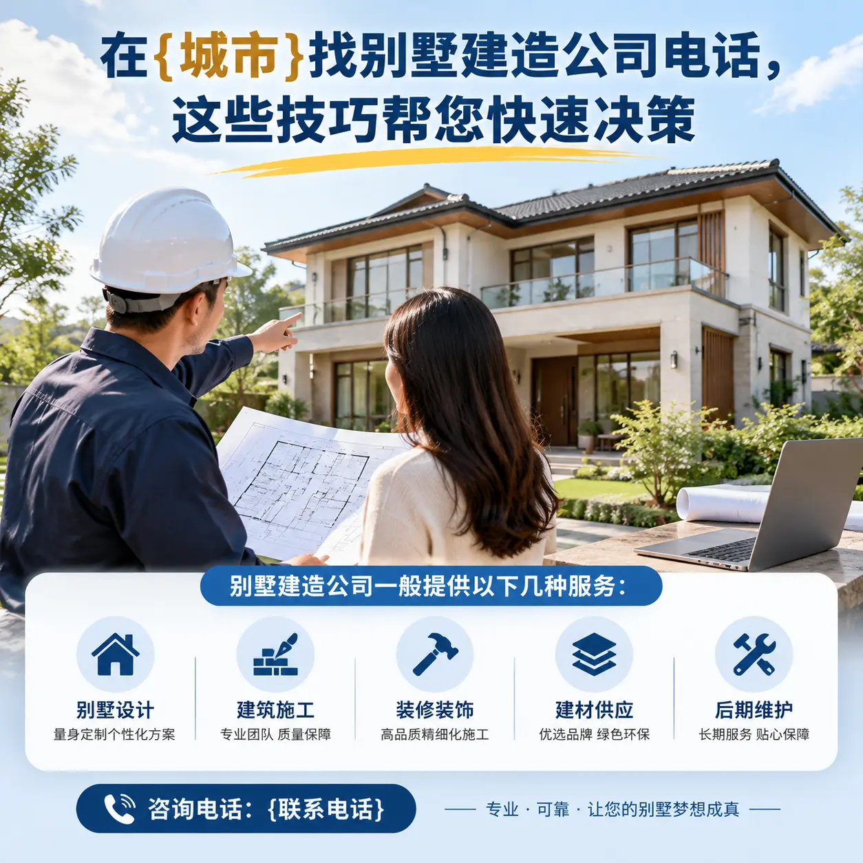 在思南找别墅建造公司电话,这些技巧帮您快速决策