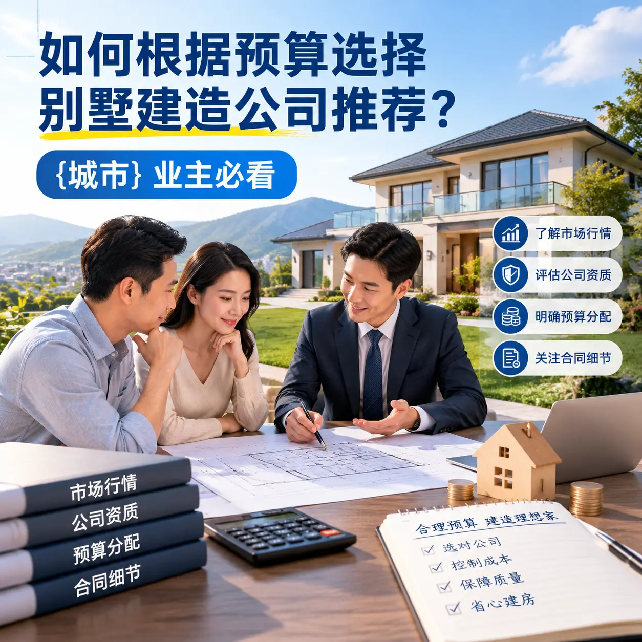 如何根据预算选择别墅建造公司推荐？ 思南 业主必看