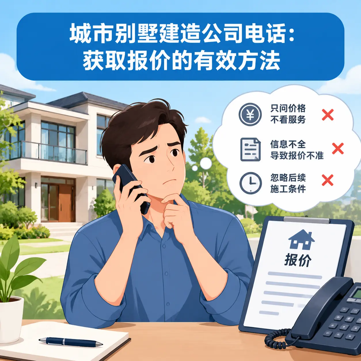 思南别墅建造公司电话：获取报价的有效方法